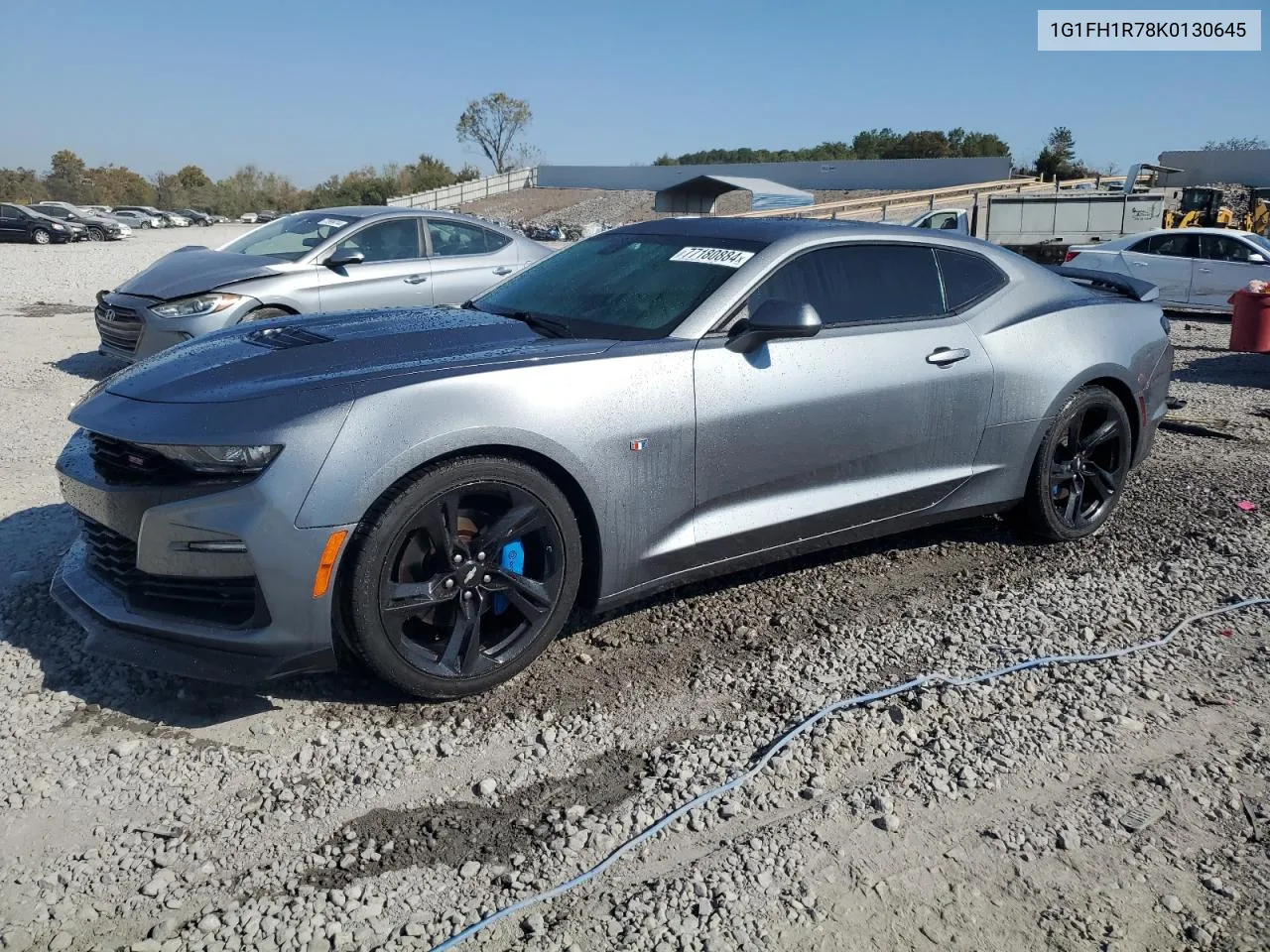 2019 Chevrolet Camaro Ss VIN: 1G1FH1R78K0130645 Lot: 77180884