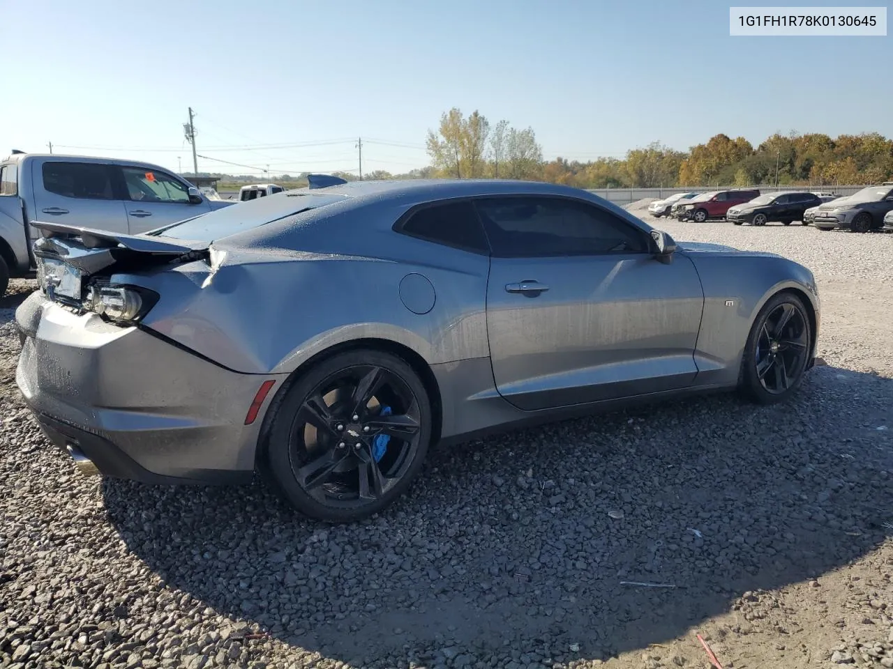 2019 Chevrolet Camaro Ss VIN: 1G1FH1R78K0130645 Lot: 77180884