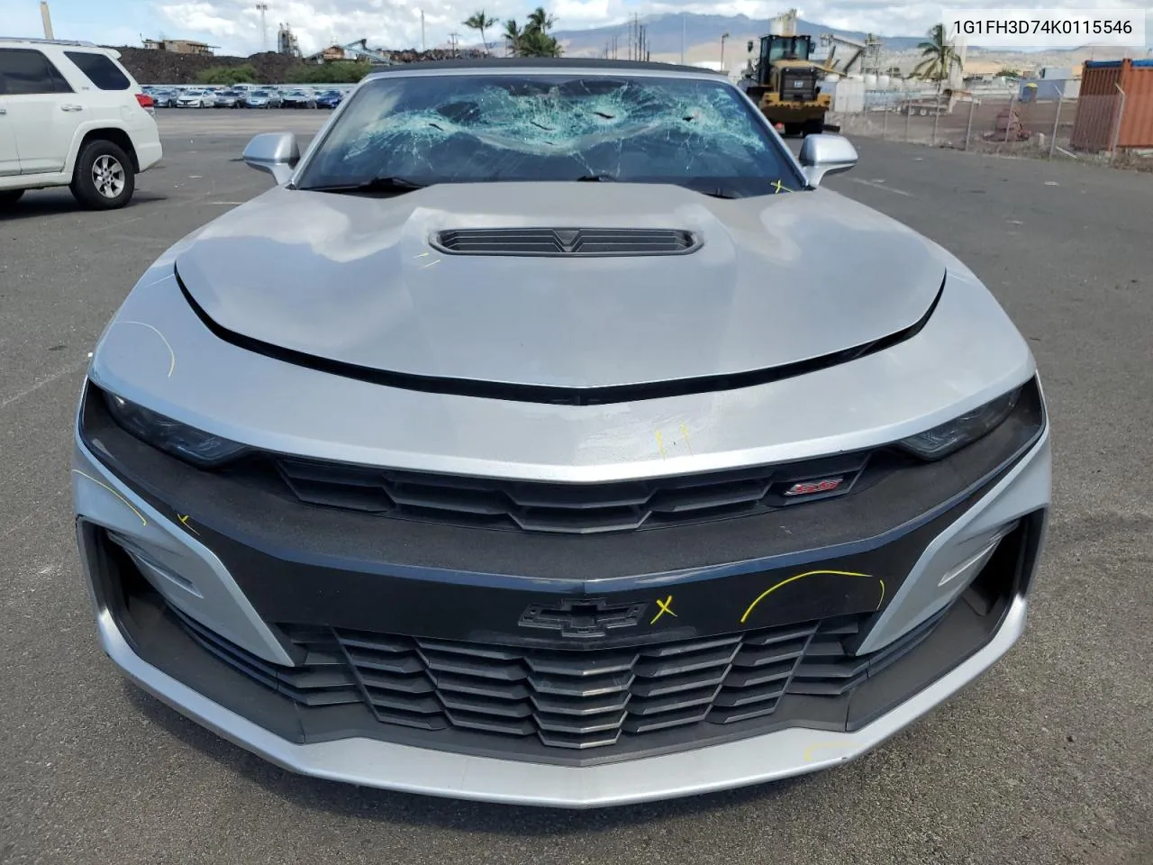 2019 Chevrolet Camaro Ss VIN: 1G1FH3D74K0115546 Lot: 77235704