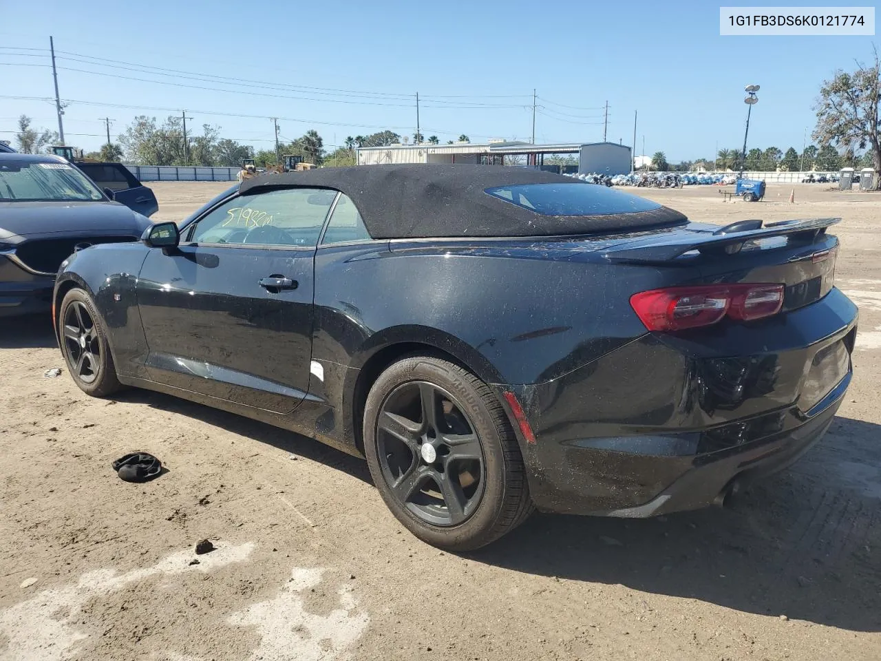 2019 Chevrolet Camaro Ls VIN: 1G1FB3DS6K0121774 Lot: 77242684