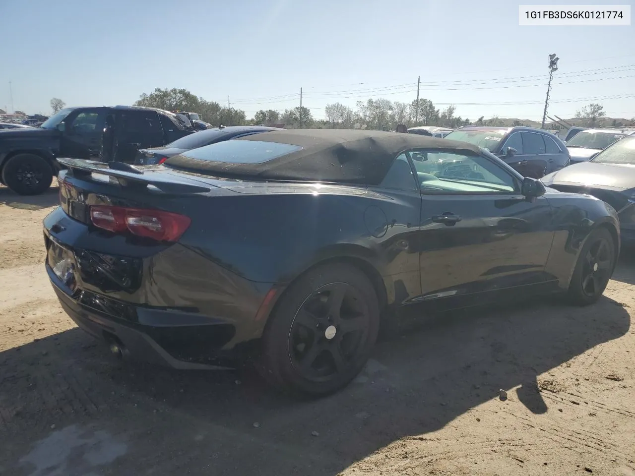 2019 Chevrolet Camaro Ls VIN: 1G1FB3DS6K0121774 Lot: 77242684