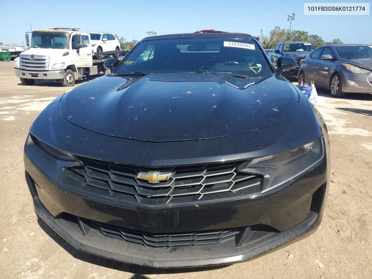 2019 Chevrolet Camaro Ls VIN: 1G1FB3DS6K0121774 Lot: 77242684