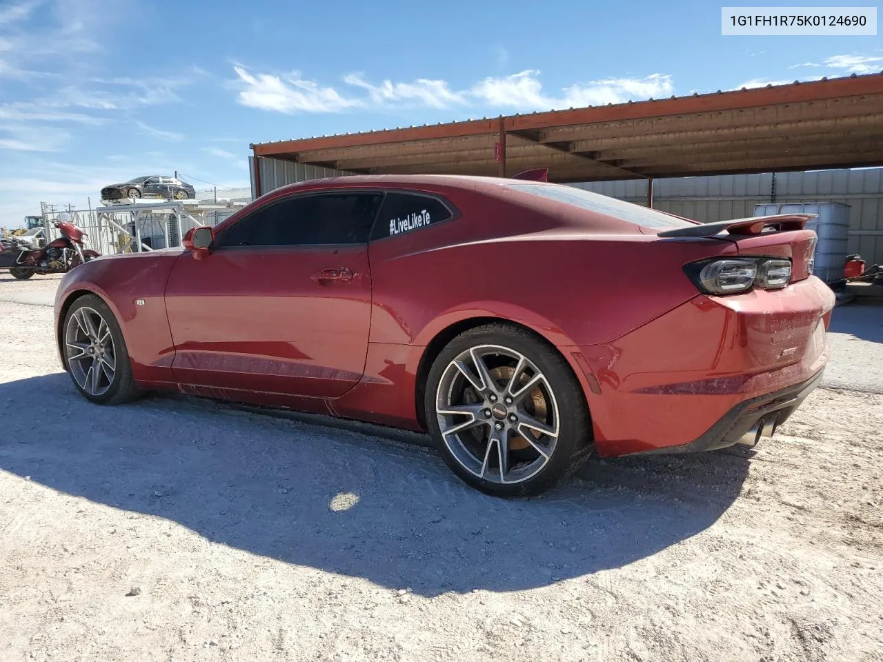 2019 Chevrolet Camaro Ss VIN: 1G1FH1R75K0124690 Lot: 77588544