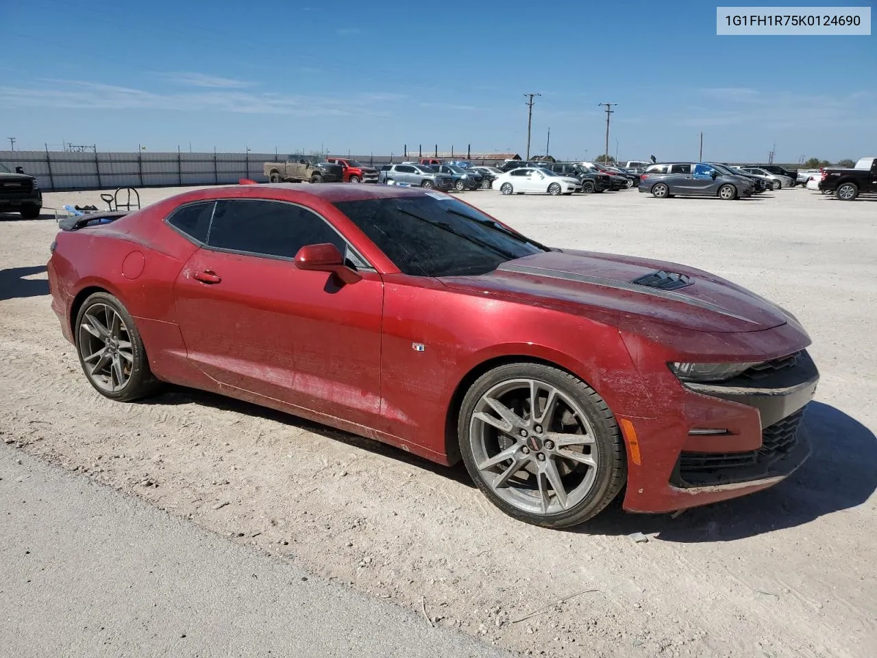 2019 Chevrolet Camaro Ss VIN: 1G1FH1R75K0124690 Lot: 77588544