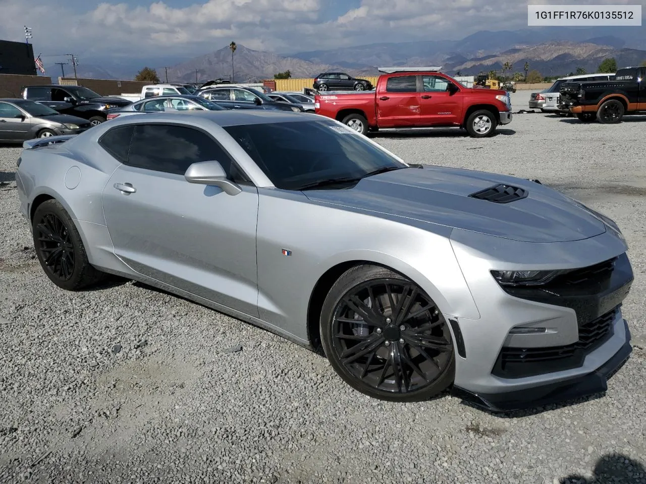 2019 Chevrolet Camaro Ss VIN: 1G1FF1R76K0135512 Lot: 78017784