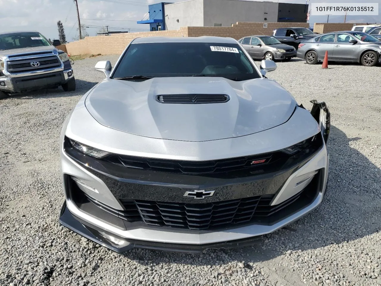 2019 Chevrolet Camaro Ss VIN: 1G1FF1R76K0135512 Lot: 78017784