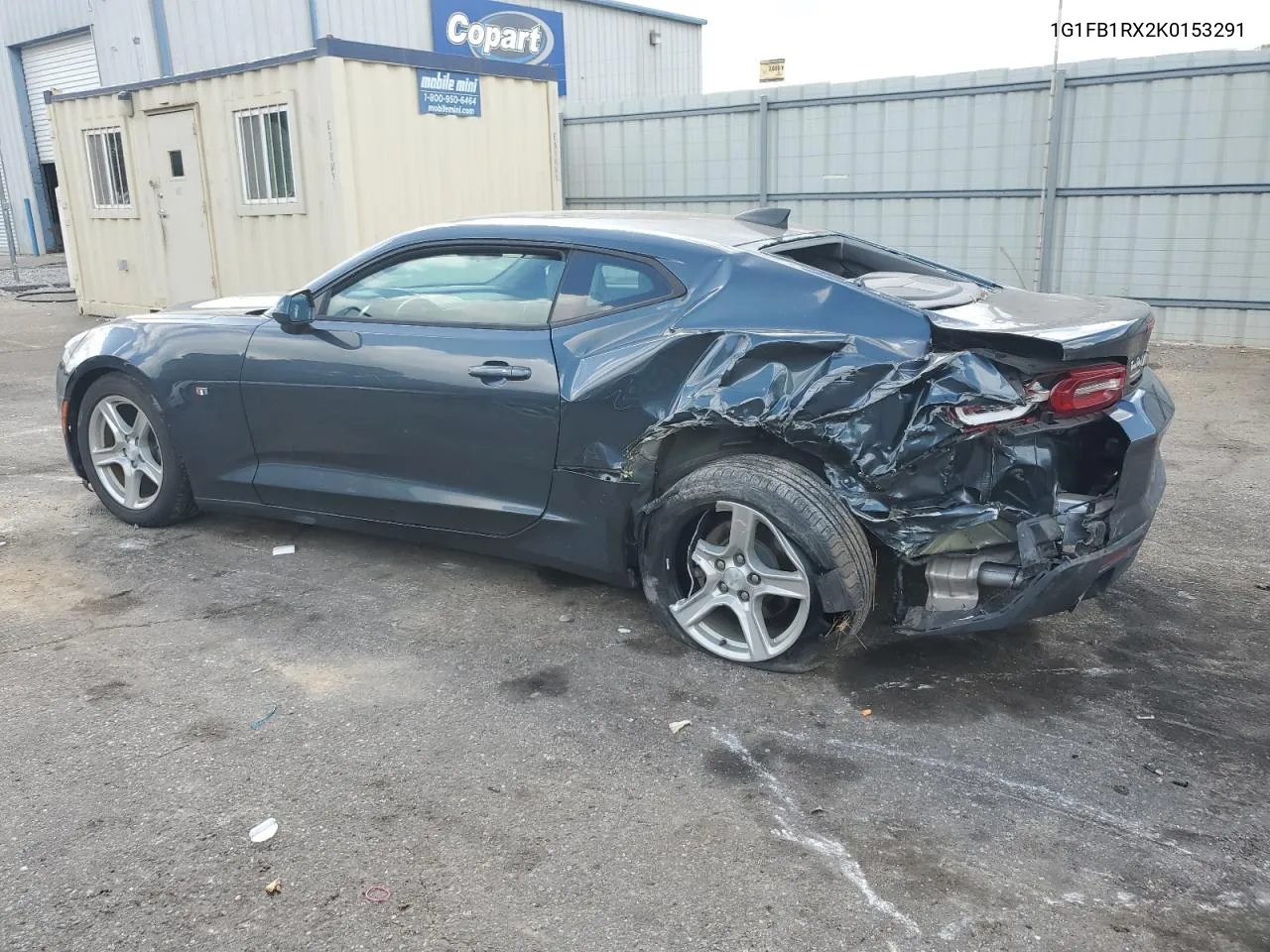 2019 Chevrolet Camaro Ls VIN: 1G1FB1RX2K0153291 Lot: 78036684