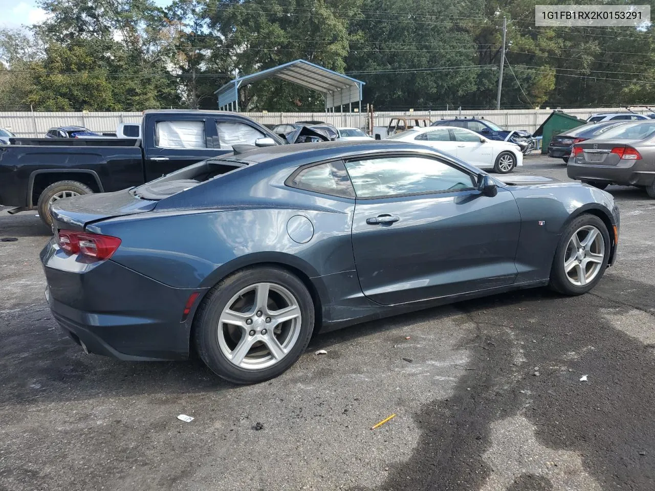 2019 Chevrolet Camaro Ls VIN: 1G1FB1RX2K0153291 Lot: 78036684