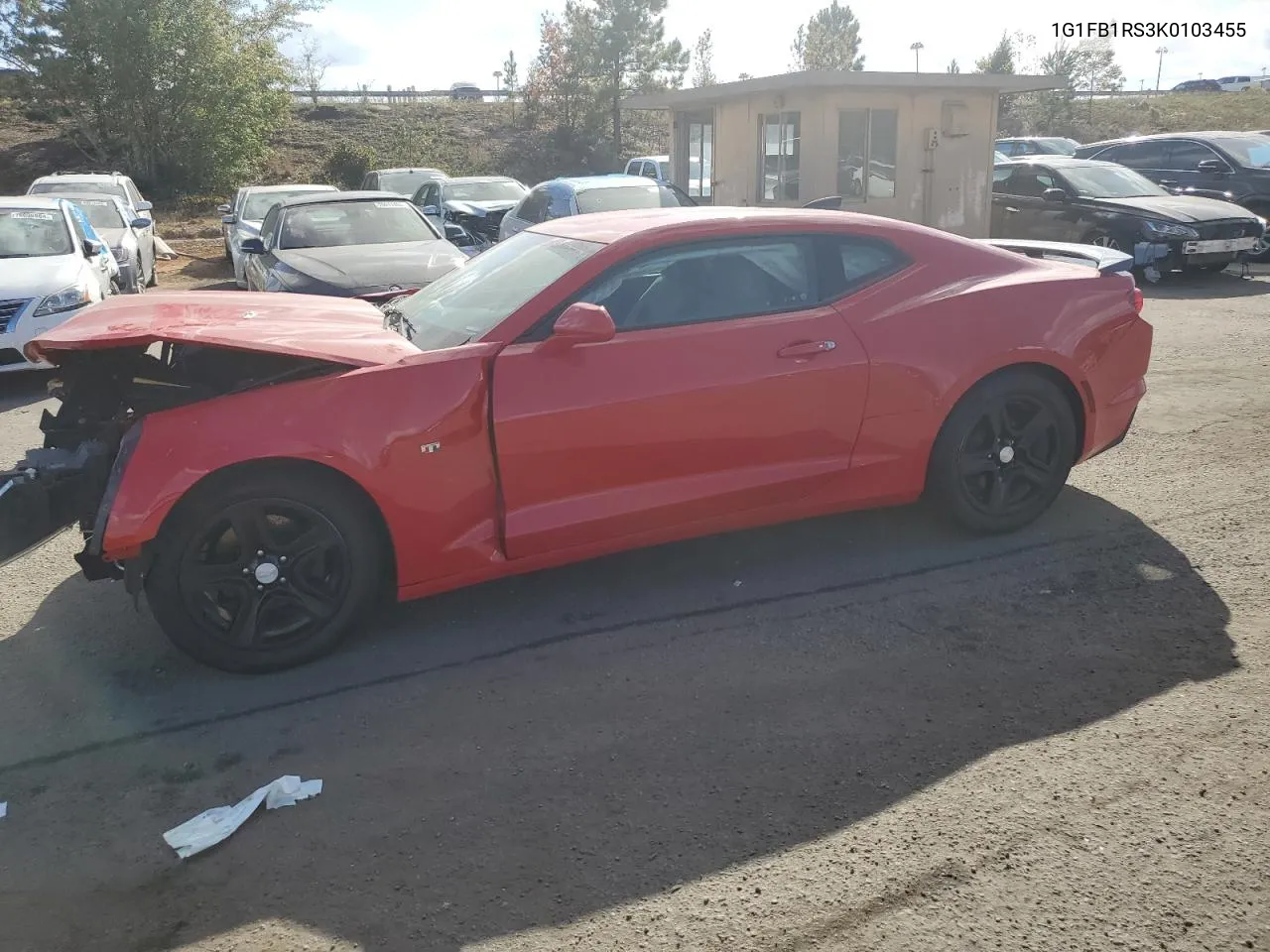 2019 Chevrolet Camaro Ls VIN: 1G1FB1RS3K0103455 Lot: 78403894