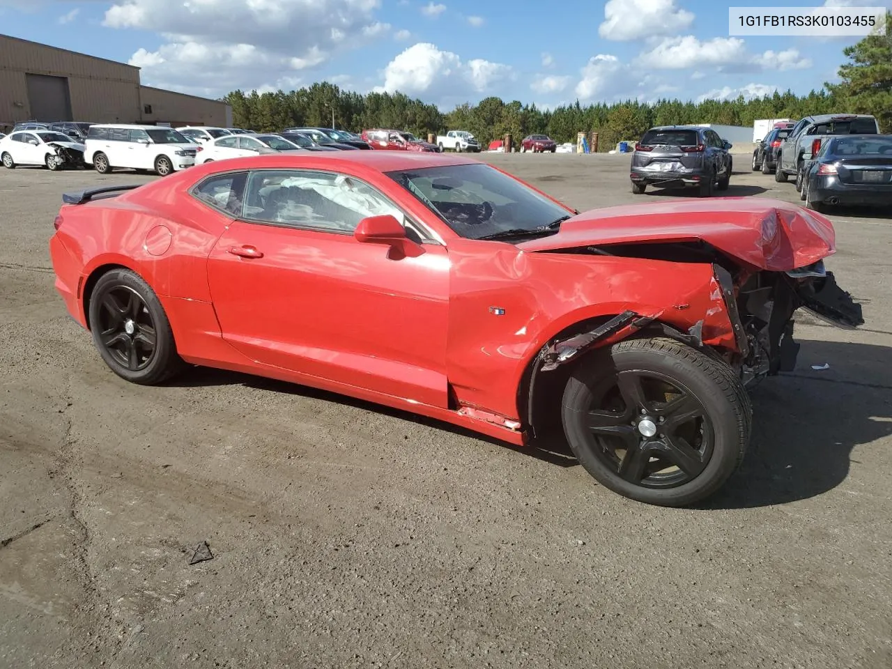 2019 Chevrolet Camaro Ls VIN: 1G1FB1RS3K0103455 Lot: 78403894