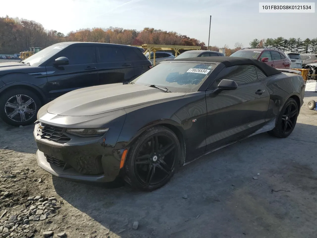 2019 Chevrolet Camaro Ls VIN: 1G1FB3DS8K0121534 Lot: 78626534