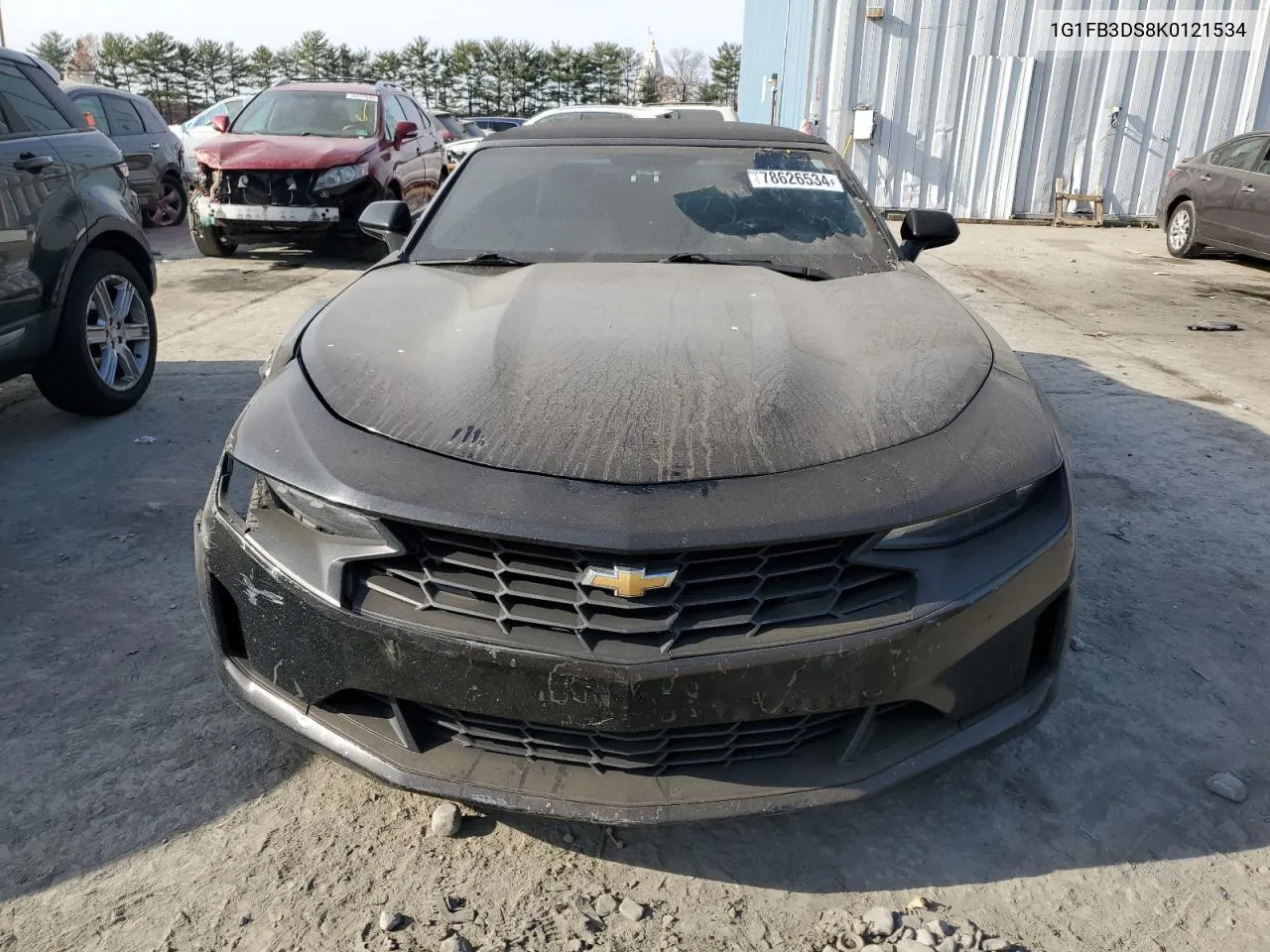 2019 Chevrolet Camaro Ls VIN: 1G1FB3DS8K0121534 Lot: 78626534