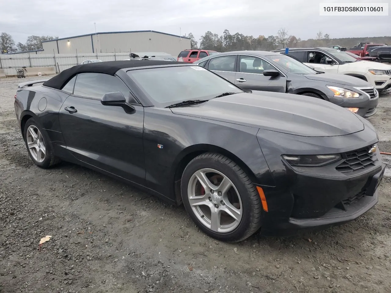 2019 Chevrolet Camaro Ls VIN: 1G1FB3DS8K0110601 Lot: 78877154