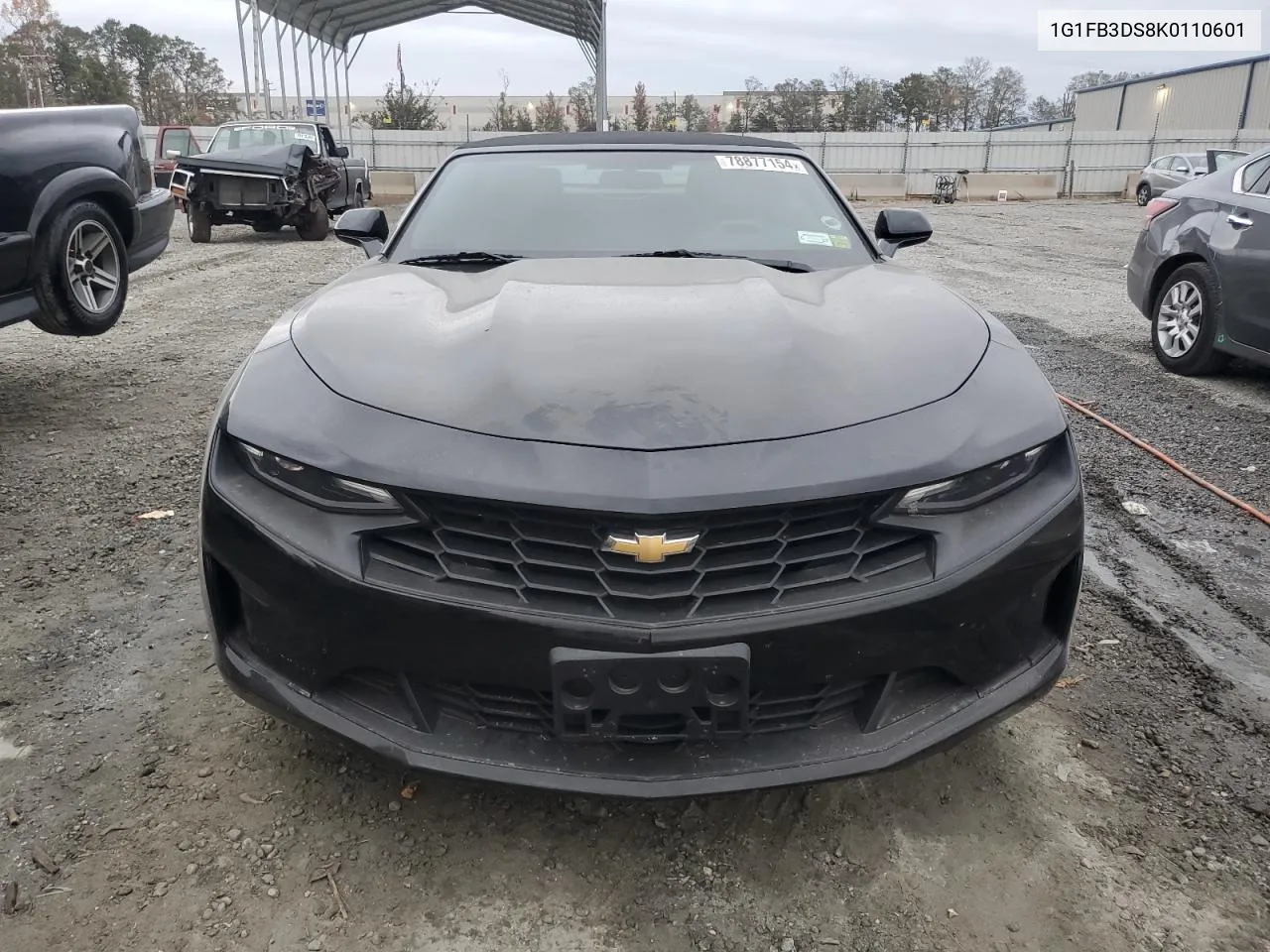 2019 Chevrolet Camaro Ls VIN: 1G1FB3DS8K0110601 Lot: 78877154