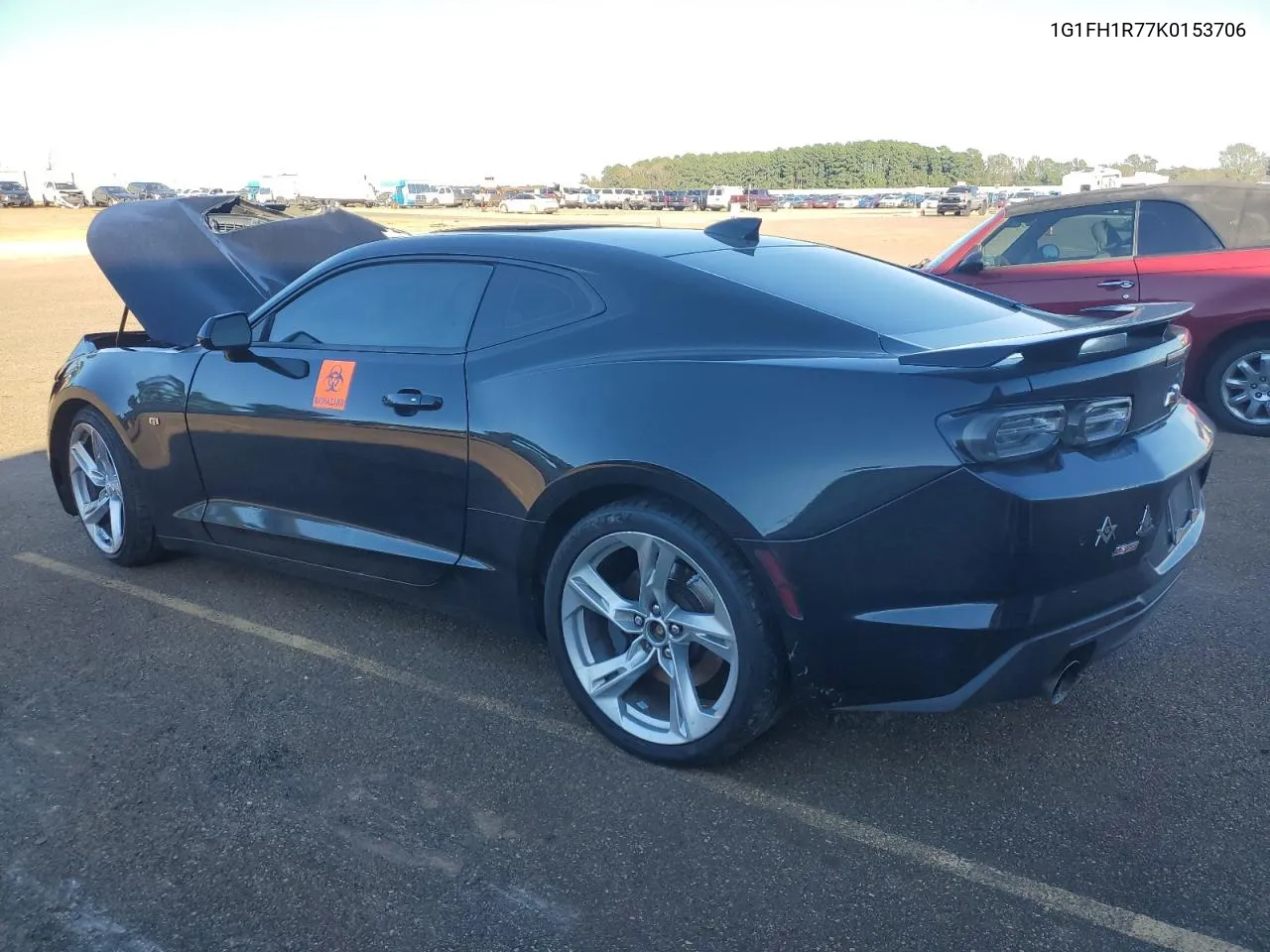 2019 Chevrolet Camaro Ss VIN: 1G1FH1R77K0153706 Lot: 79254364