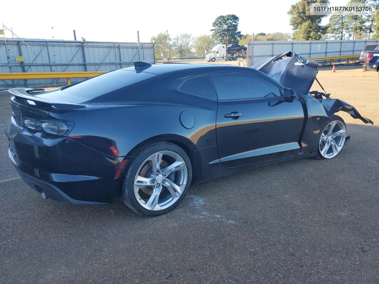 2019 Chevrolet Camaro Ss VIN: 1G1FH1R77K0153706 Lot: 79254364