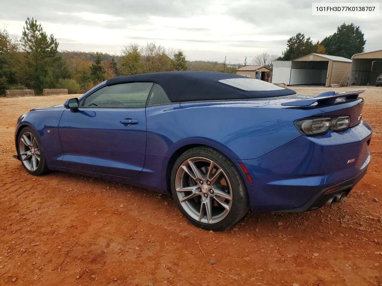 2019 Chevrolet Camaro Ss VIN: 1G1FH3D77K0138707 Lot: 79529784