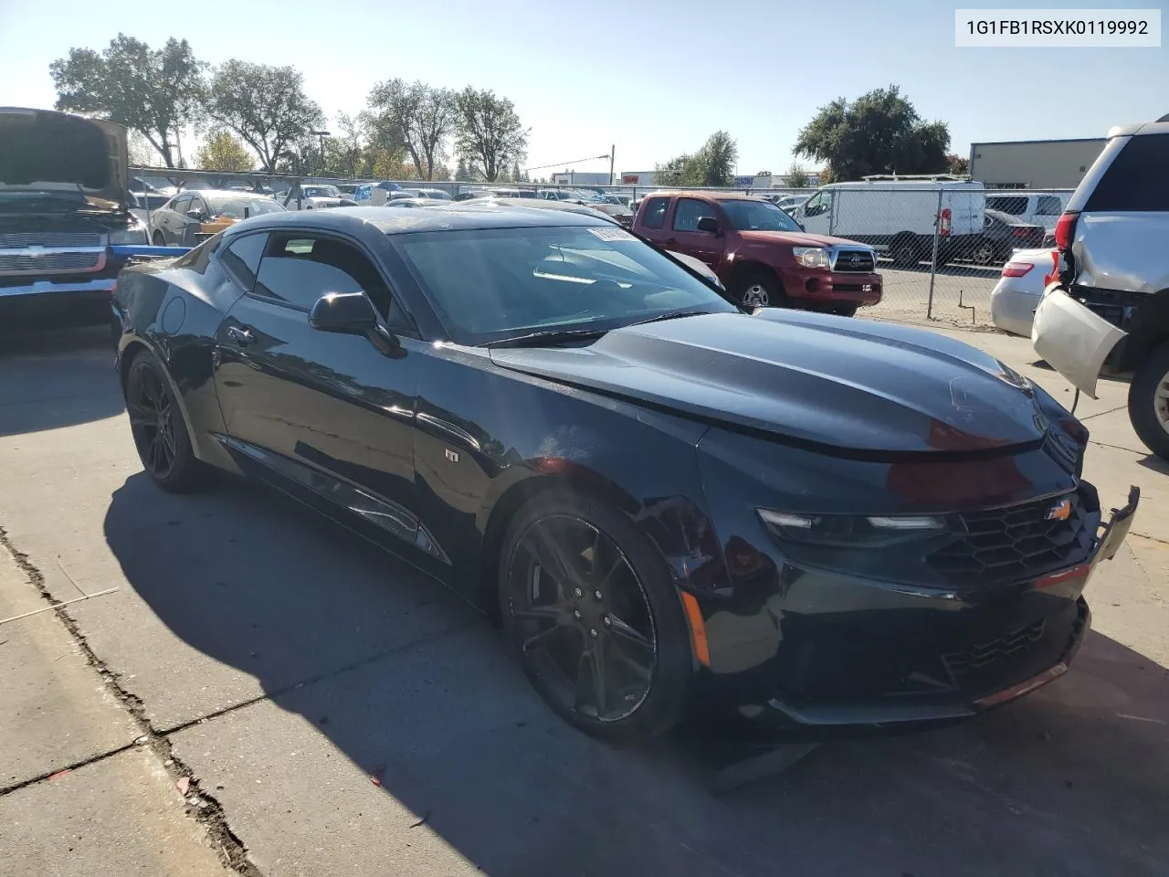 2019 Chevrolet Camaro Ls VIN: 1G1FB1RSXK0119992 Lot: 79741854