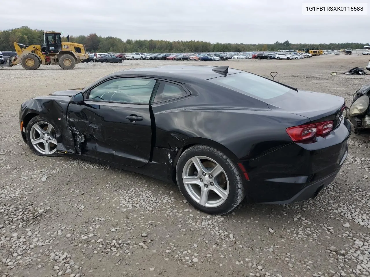 2019 Chevrolet Camaro Ls VIN: 1G1FB1RSXK0116588 Lot: 80093604