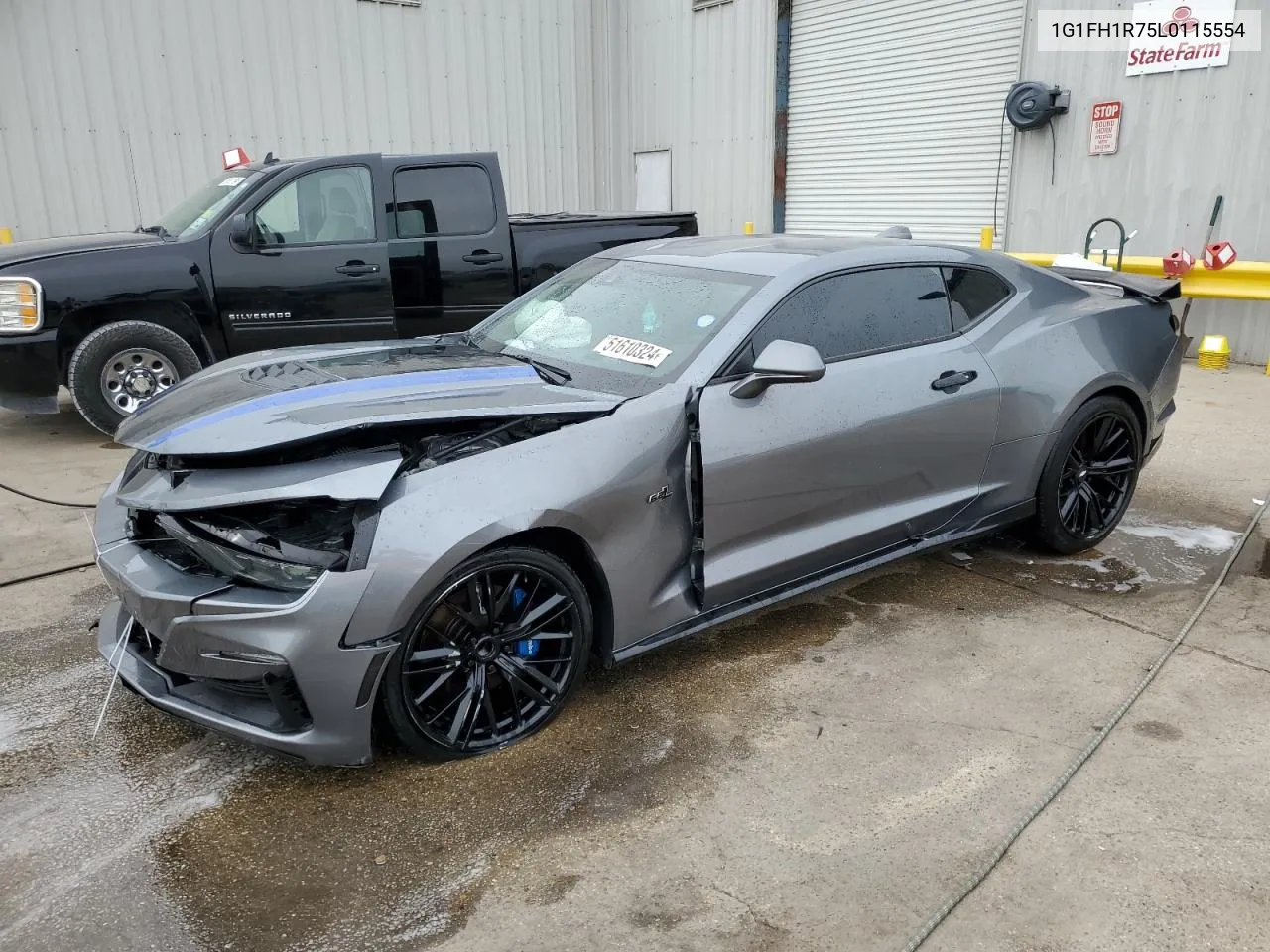 2020 Chevrolet Camaro Ss VIN: 1G1FH1R75L0115554 Lot: 51610324