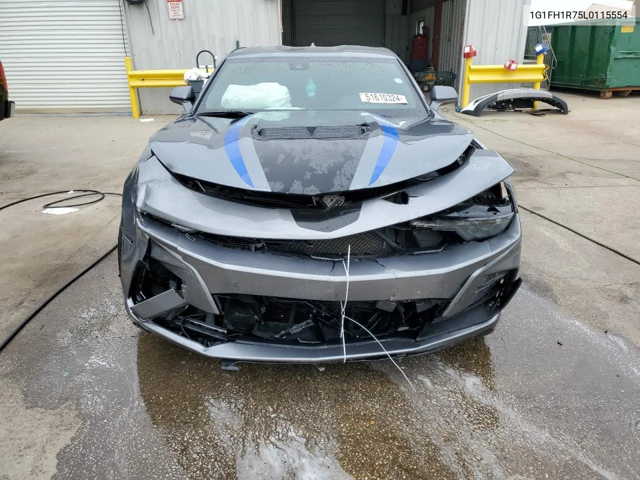 2020 Chevrolet Camaro Ss VIN: 1G1FH1R75L0115554 Lot: 51610324