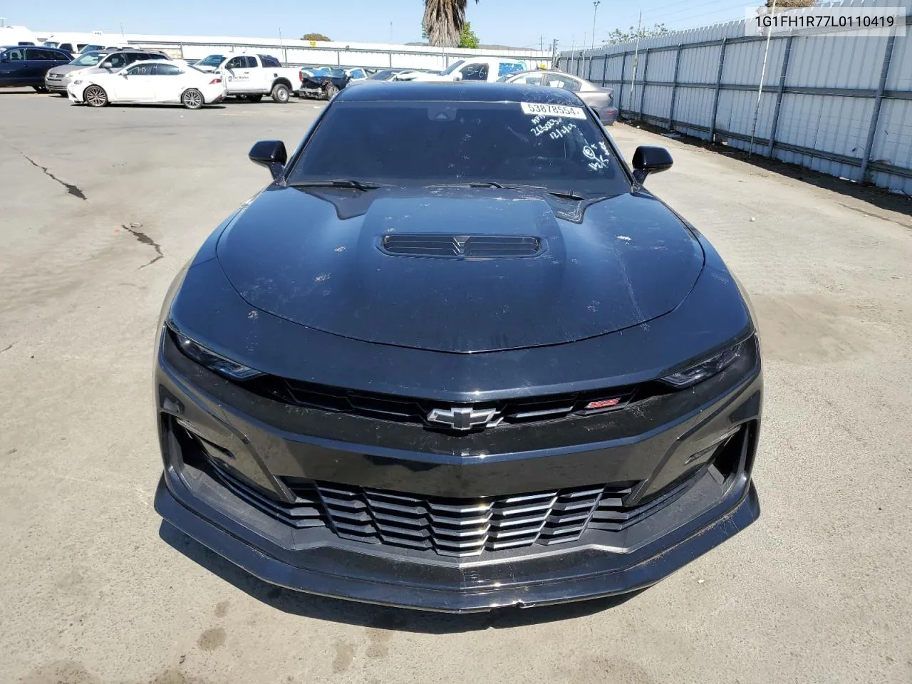 2020 Chevrolet Camaro Ss VIN: 1G1FH1R77L0110419 Lot: 53878554