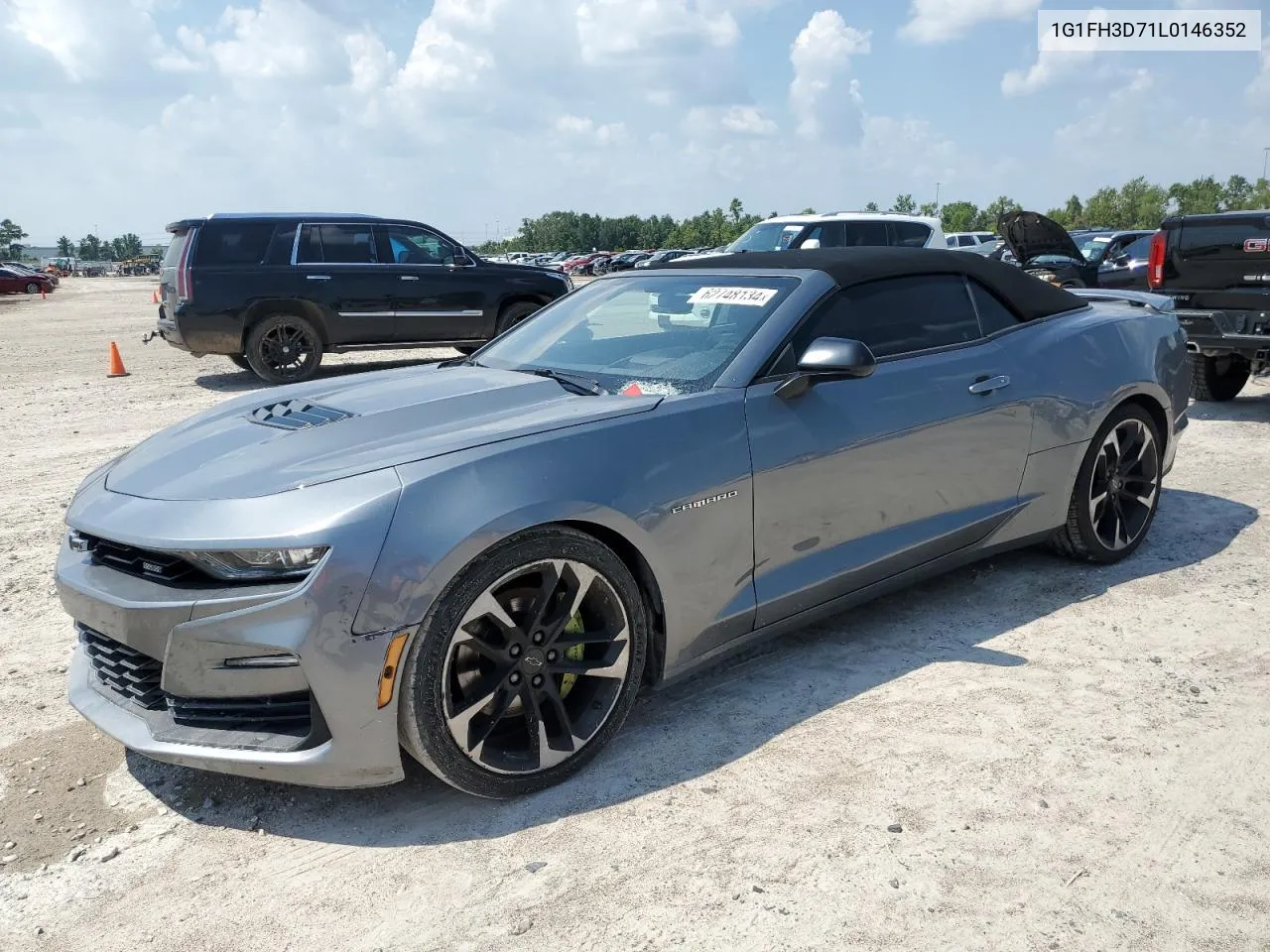 2020 Chevrolet Camaro Ss VIN: 1G1FH3D71L0146352 Lot: 62748134