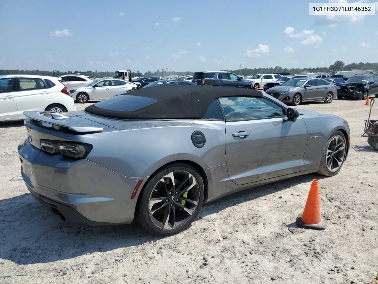 2020 Chevrolet Camaro Ss VIN: 1G1FH3D71L0146352 Lot: 62748134