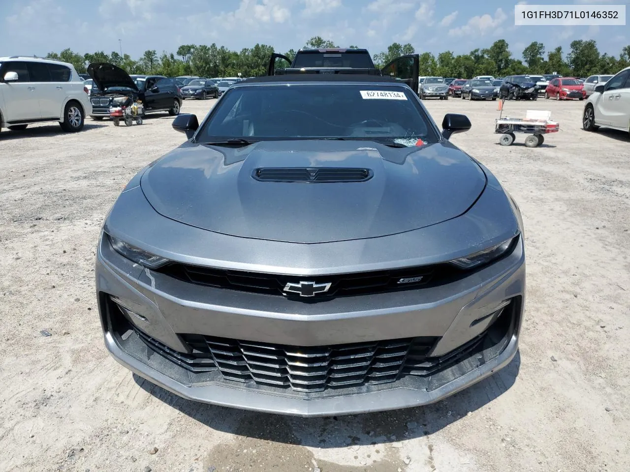 2020 Chevrolet Camaro Ss VIN: 1G1FH3D71L0146352 Lot: 62748134