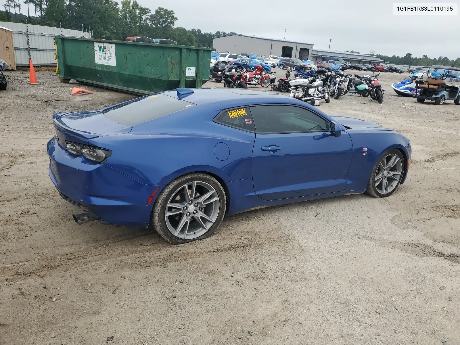 2020 Chevrolet Camaro Ls VIN: 1G1FB1RS3L0110195 Lot: 64499544