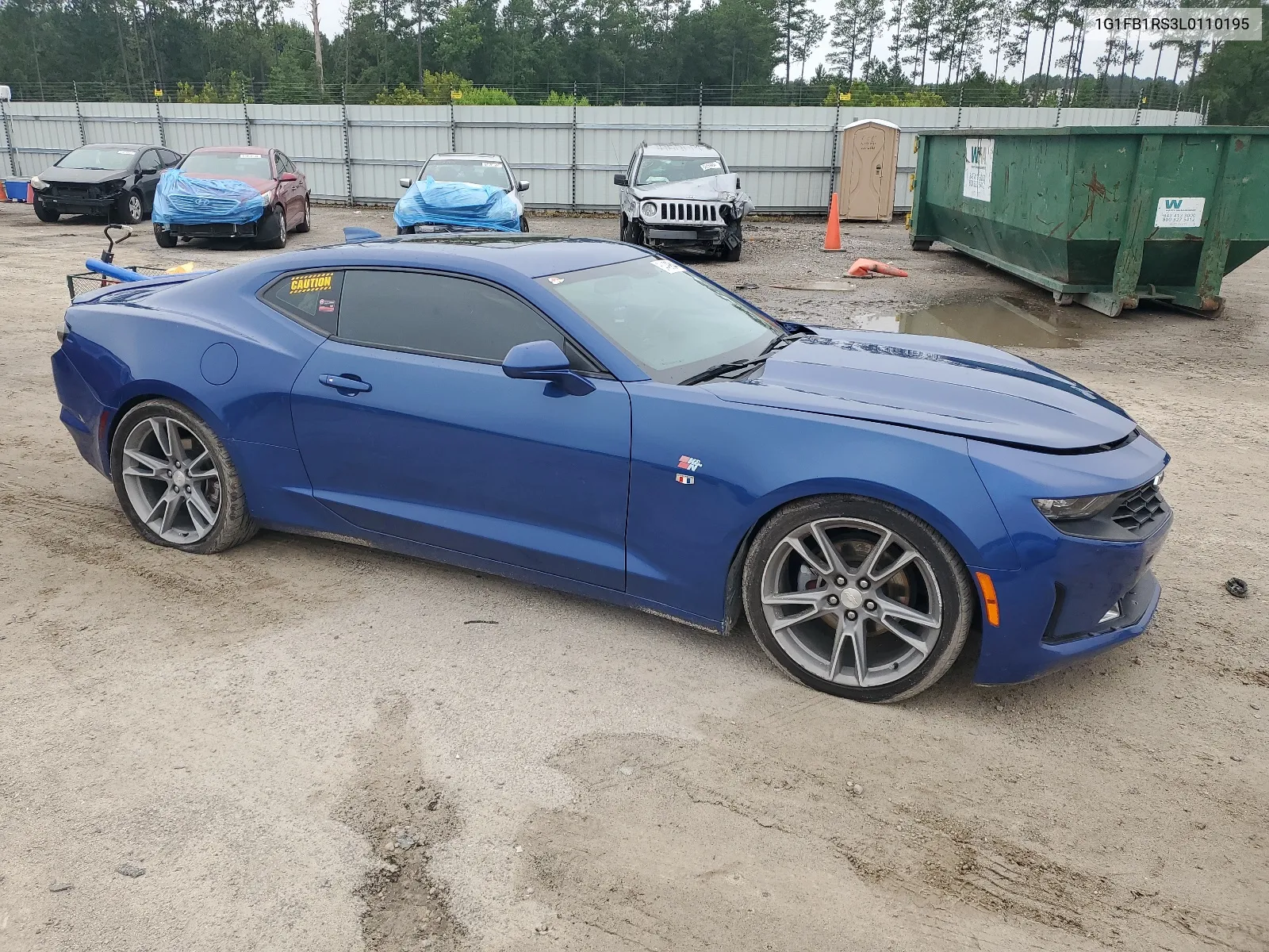 2020 Chevrolet Camaro Ls VIN: 1G1FB1RS3L0110195 Lot: 64499544