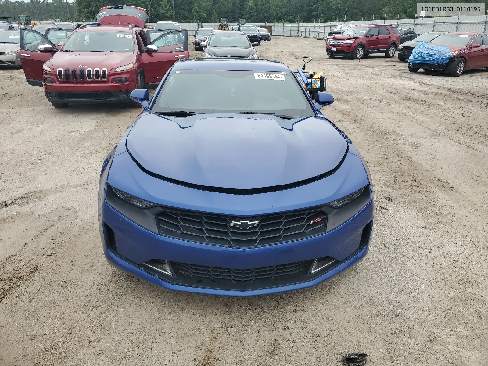 2020 Chevrolet Camaro Ls VIN: 1G1FB1RS3L0110195 Lot: 64499544