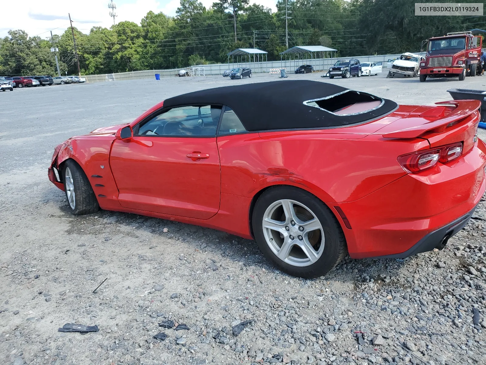 2020 Chevrolet Camaro Ls VIN: 1G1FB3DX2L0119324 Lot: 64581774