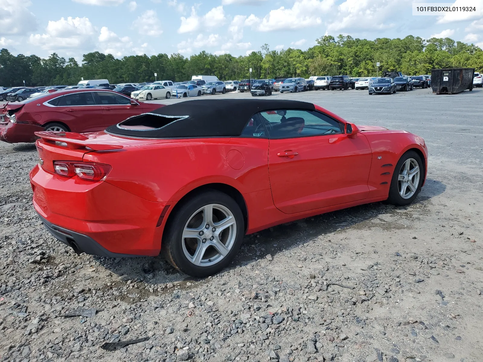 2020 Chevrolet Camaro Ls VIN: 1G1FB3DX2L0119324 Lot: 64581774