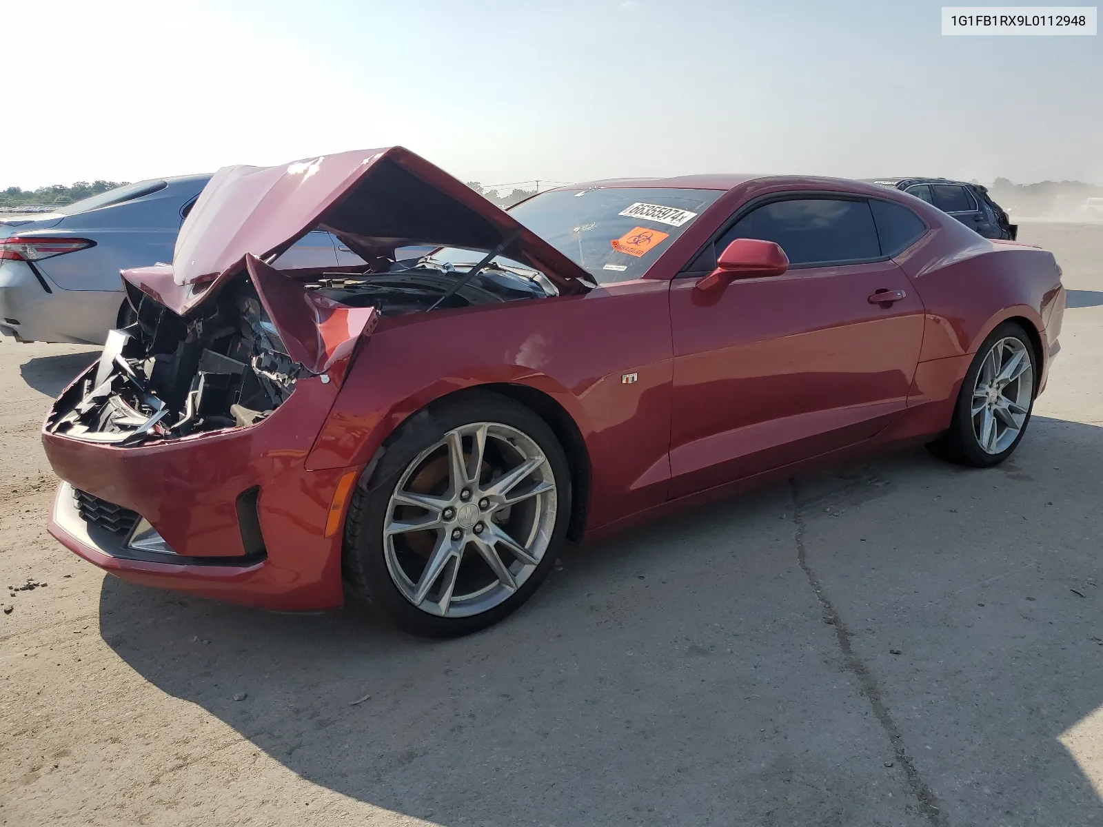 2020 Chevrolet Camaro Ls VIN: 1G1FB1RX9L0112948 Lot: 66355974