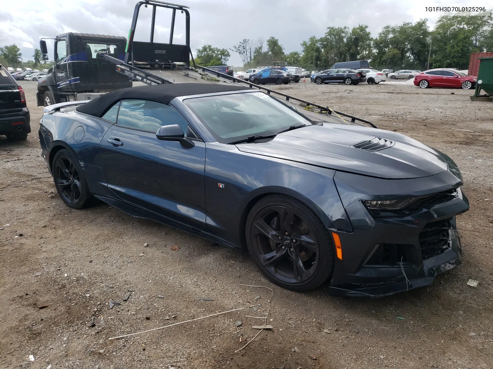 1G1FH3D70L0125296 2020 Chevrolet Camaro Ss