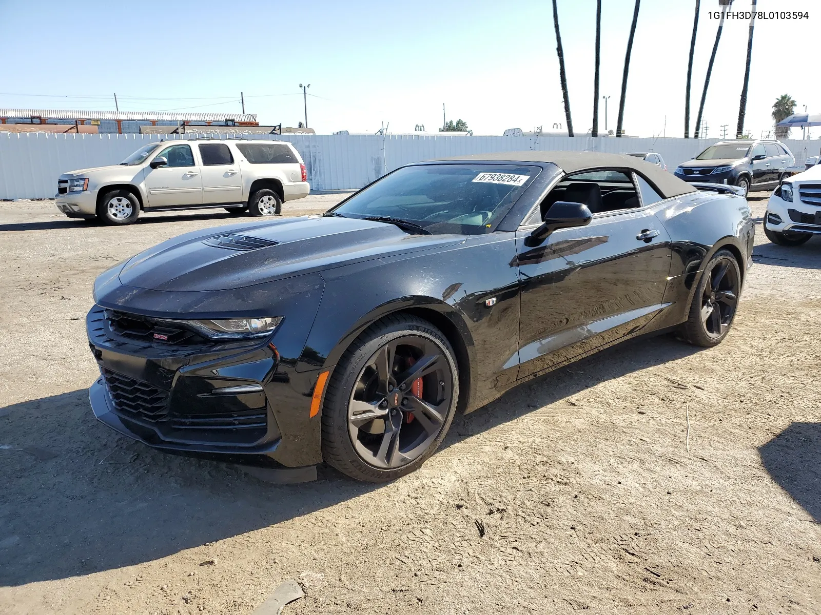 2020 Chevrolet Camaro Ss VIN: 1G1FH3D78L0103594 Lot: 67938284