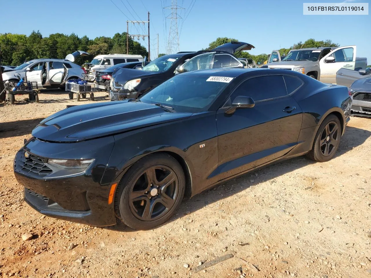 2020 Chevrolet Camaro Ls VIN: 1G1FB1RS7L0119014 Lot: 68002794