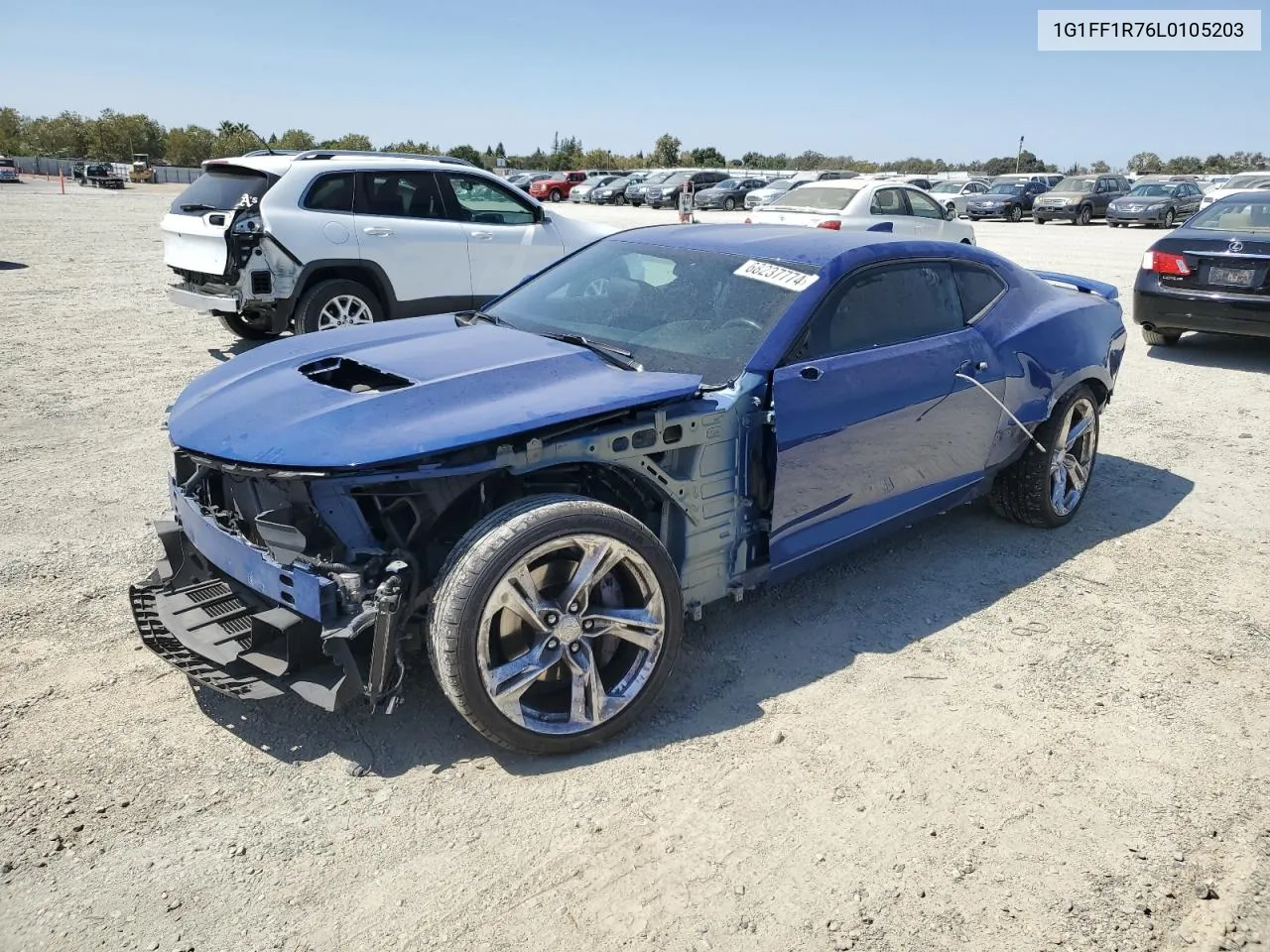 2020 Chevrolet Camaro Lz VIN: 1G1FF1R76L0105203 Lot: 68237774