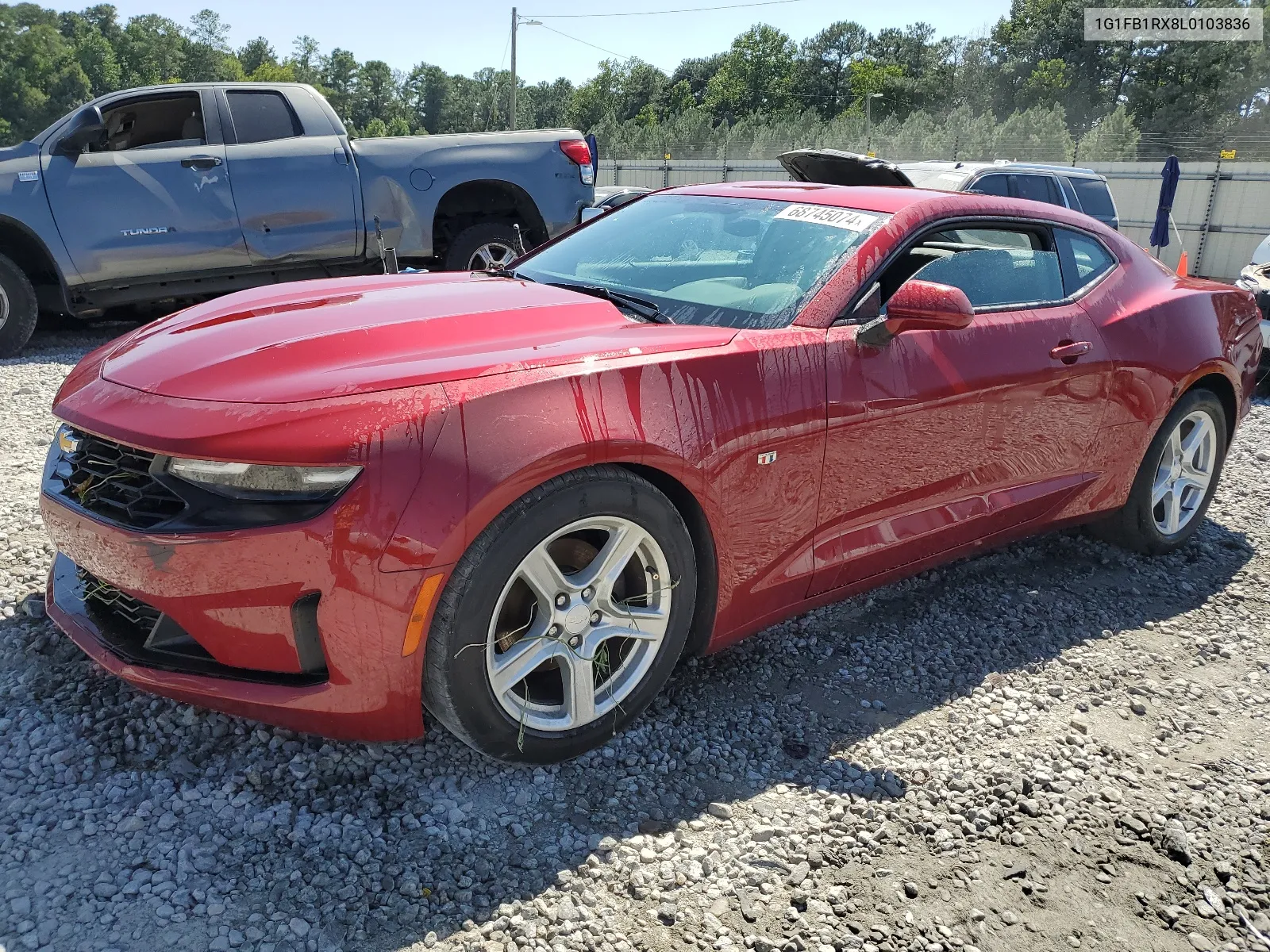 2020 Chevrolet Camaro Ls VIN: 1G1FB1RX8L0103836 Lot: 68745074