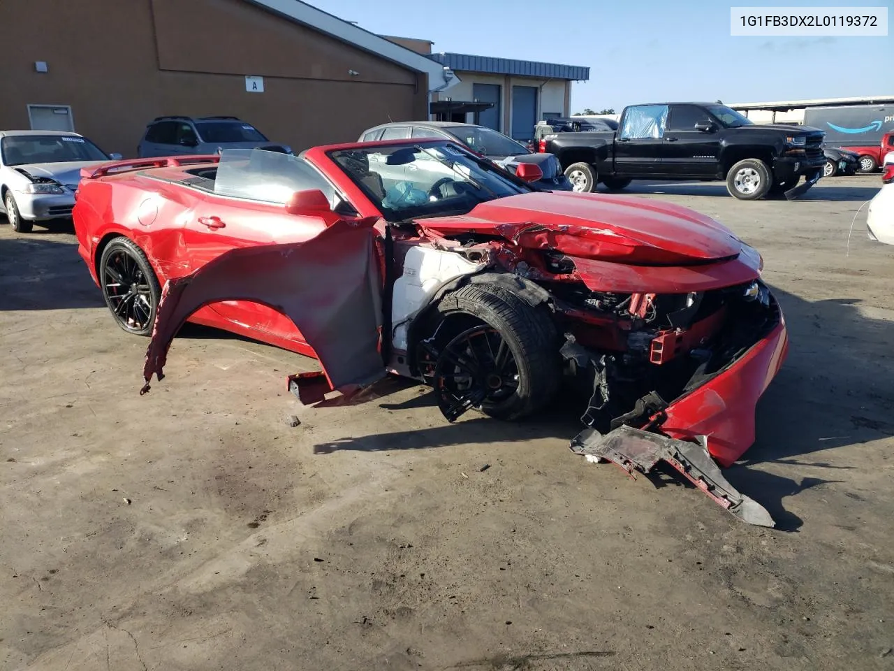 2020 Chevrolet Camaro Ls VIN: 1G1FB3DX2L0119372 Lot: 69827604