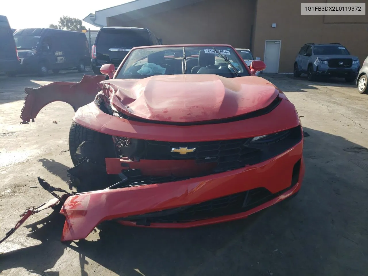 2020 Chevrolet Camaro Ls VIN: 1G1FB3DX2L0119372 Lot: 69827604