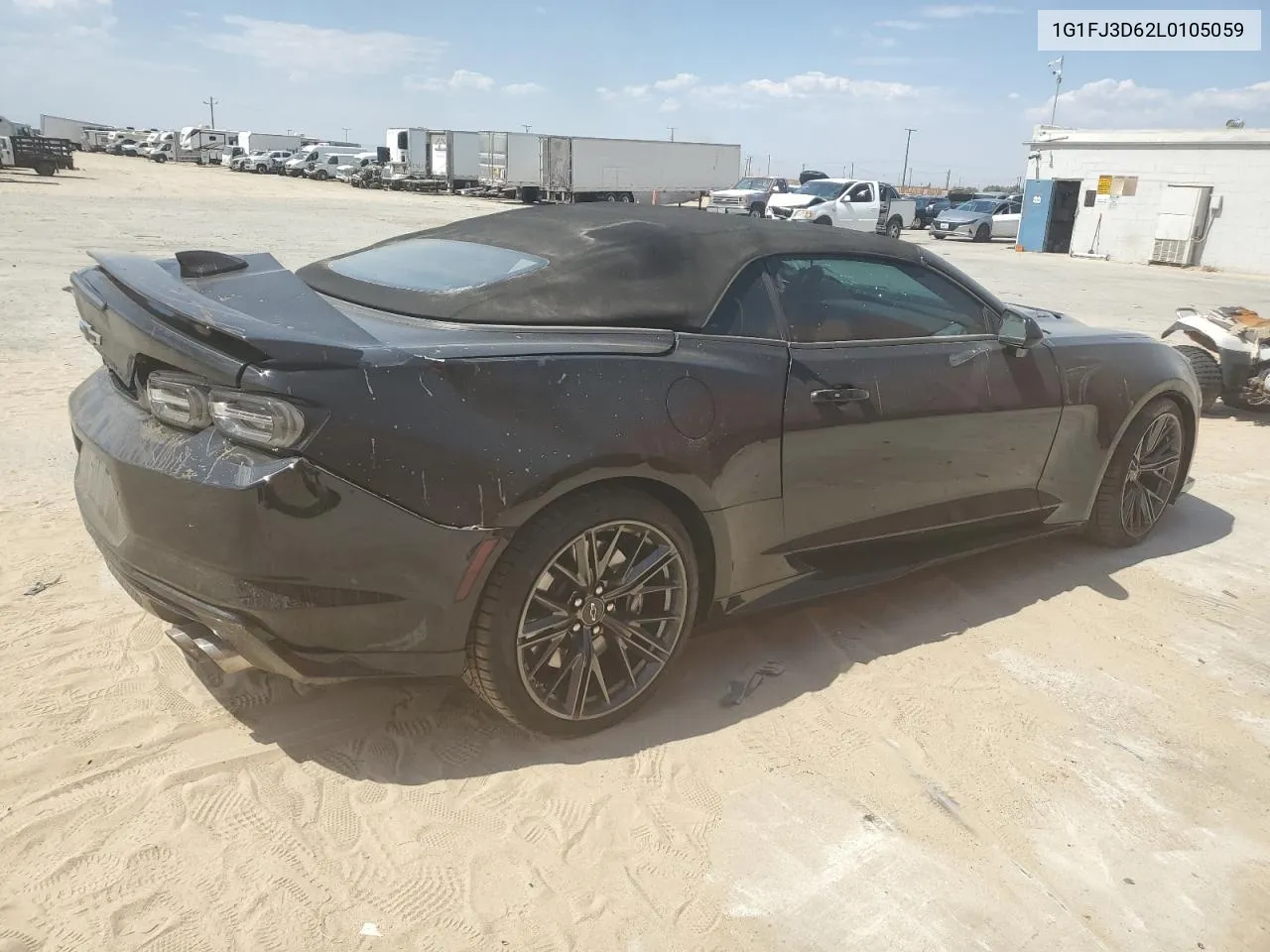 2020 Chevrolet Camaro Zl1 VIN: 1G1FJ3D62L0105059 Lot: 69862534