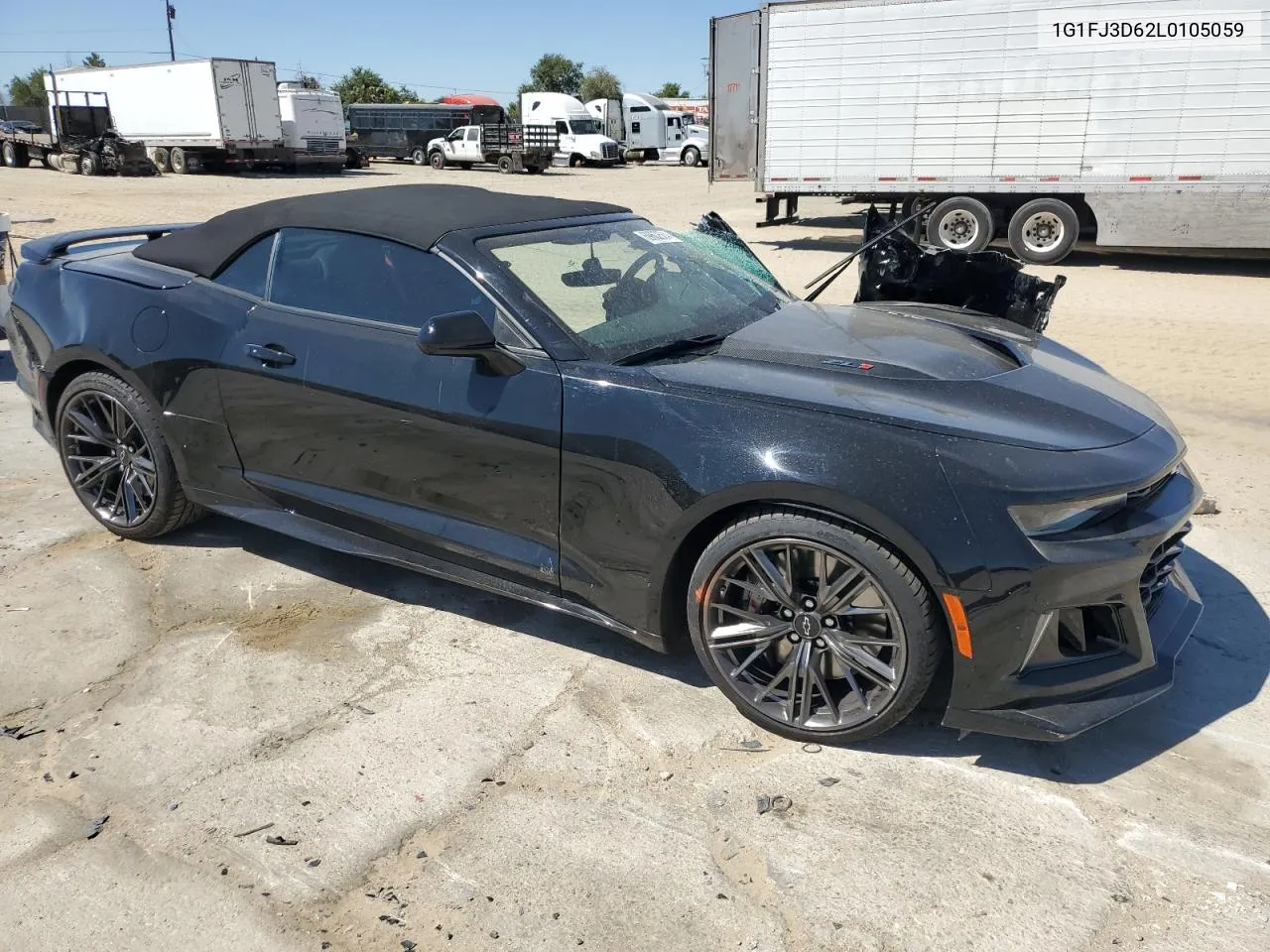 2020 Chevrolet Camaro Zl1 VIN: 1G1FJ3D62L0105059 Lot: 69862534