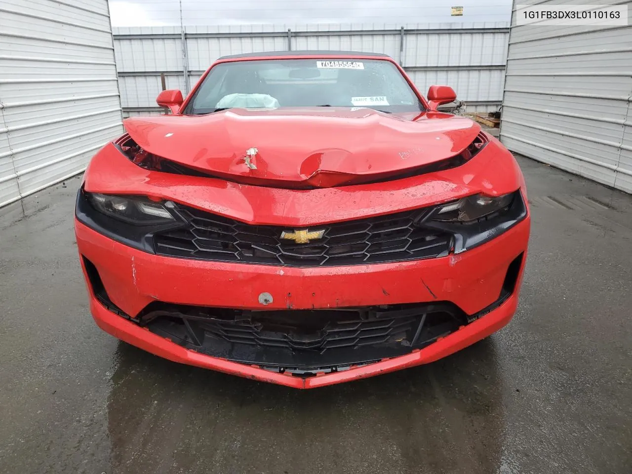 1G1FB3DX3L0110163 2020 Chevrolet Camaro Ls