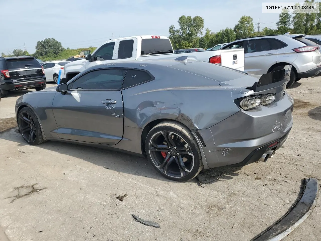 2020 Chevrolet Camaro Lz VIN: 1G1FE1R72L0103449 Lot: 70883034