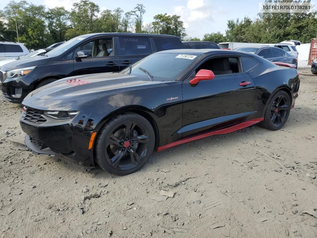 2020 Chevrolet Camaro Lz VIN: 1G1FE1R70L0138281 Lot: 71150724