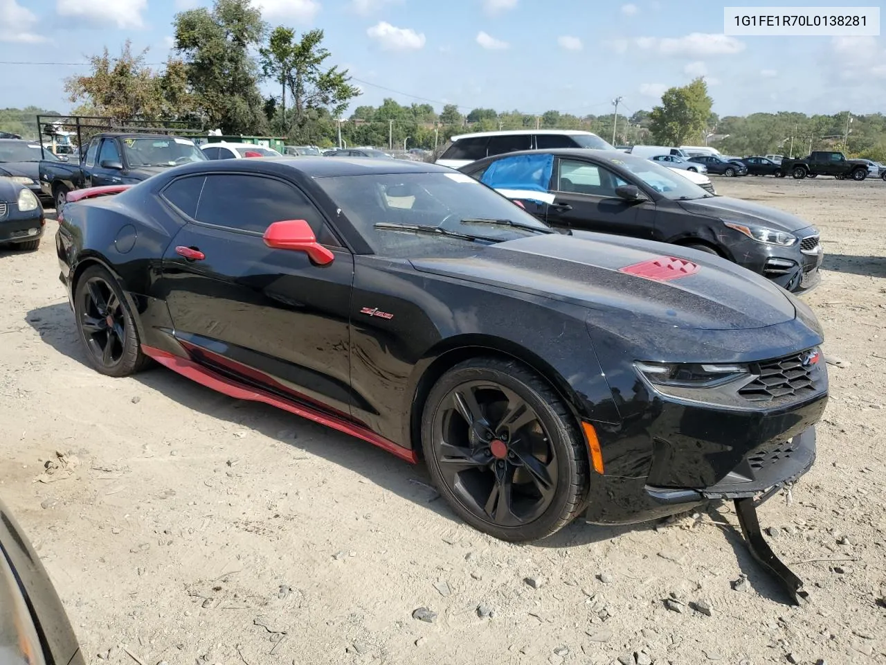 2020 Chevrolet Camaro Lz VIN: 1G1FE1R70L0138281 Lot: 71150724