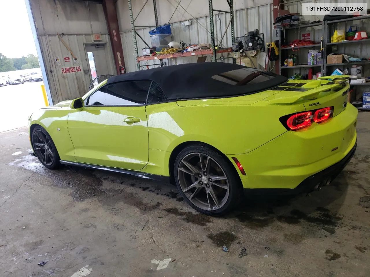 2020 Chevrolet Camaro Ss VIN: 1G1FH3D72L0112758 Lot: 71356924