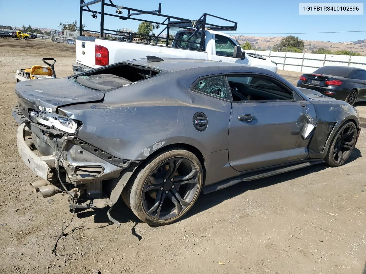 2020 Chevrolet Camaro Ls VIN: 1G1FB1RS4L0102896 Lot: 71430084